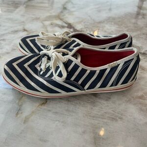 Kate Spade Keds Women's Chevron Stripe Sneakers